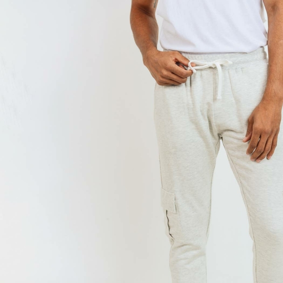 MEN - Cargo Brushed Sweatpants Hybrid - Picture 2 of 8